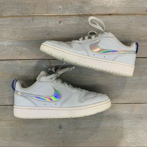 Nike Court Borough Kids Youth CJ2239-401 Aura/White Sneakers Size 6.5